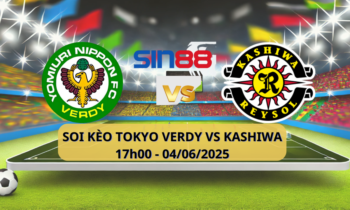 Banner trận đấu Esport Verdy vs Kashiwa